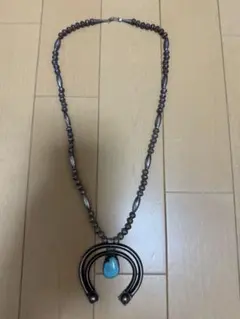 ナバホ族 ダリルビゲイ　ナジャ ネックレス ビズビーターコイズ ダリルビゲイナジャ ネックレス ビズビーターコイズ - メルカリ