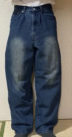古着　Y2K バギーデニム　ビンテージ加工