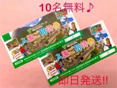 【即日発送】城島高原パーク★入園無料券★10名まで無料♪a1-28のサムネイル