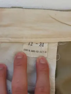 〜60s ミリタリーチノパン w32 l31 50s