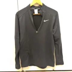 メンズNike ハーフジップ ランニングトップス ブラック
