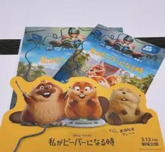 私がビーバーになる時 フライヤー3点セット