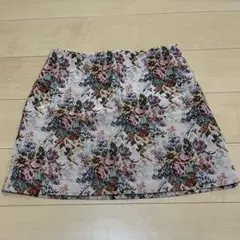 GU ゴブランミニスカート XL ナチュラル