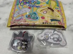 サンリオキャラクターズ　パッケージチャーム　チョコボーロ　バツ丸　シナモン