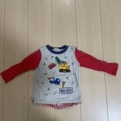 ミキハウス 90cm 長袖カットソー 車デザイン