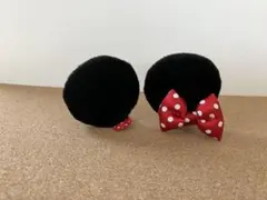 ミニーちゃん　耳型ヘアクリップ／ディズニーリゾート