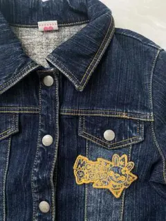 平成レトロ　メゾピアノ　ミミポポちゃん　デニムジャケット　130