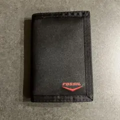 FOSSIL フォッシル 三つ折り財布 ナイロン ブラックのサムネイル