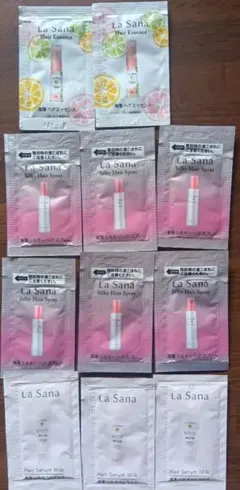 La Sana ヘアエッセンス＆シルキーヘアスプレー＆ヘアセラムミルク