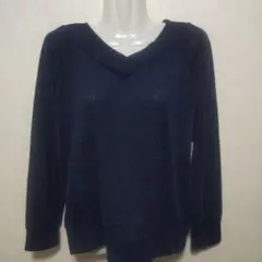 レディース ニット 濃紺