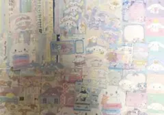 シナモロール　メモ帳　サンリオ　ダイカット　平成レトロ　レターセット