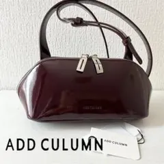 ✨未使用✨　ADD CULUMN FIGRE BODYバッグ ボルドー　エナメルのサムネイル