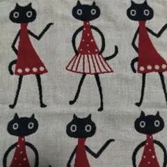 マタノアツコ　3重ガーゼハンカチ　大判ハンカチ　猫