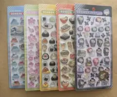 【正規品】和柄　BONBON DROP シール 5種セット