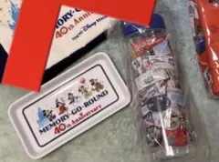 ディズニーランド 40周年 メモリーゴーラウンド グラス トレイ