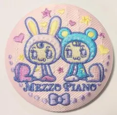 ナルミヤキャラクターズ 刺繍缶バッジビスケット メゾピアノ