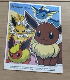 非売品　ポケモン　イーブイ　ステッカー　シャワーズ　ブースター　サンダース