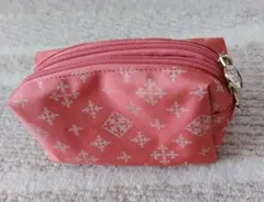 【美品】russet ラシット ポーチ ピンク 総柄のサムネイル