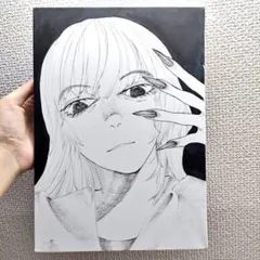 鑑定済・保証書付】藤本タツキ直筆イラストサイン色紙チェンソーマン