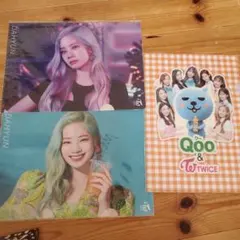 未使用 TWICE ダヒョン クリアファイル2枚 Qoo 1枚
