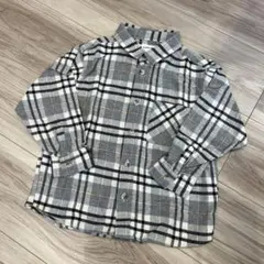 美品　GLOBAL WORK チェック柄シャツ 110cm 男女