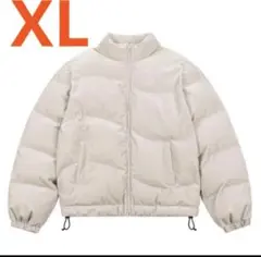 XL Dime VELVET QUILTED PUFFER ダウン ベージュのサムネイル
