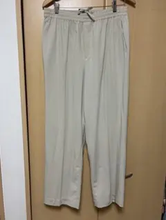 ベージュ・イエロー ウエストゴムパンツ 2色セット