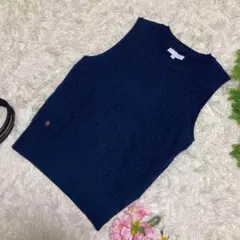 美品　キャロウェイ　ベスト　紺　メッシュ　ロコバッチ　ゴルフ　日本製　Mサイズ