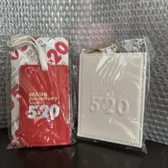 【新品未使用】嵐　ARASHI 5×20 定期入れとタグ