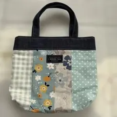 パッチワークデザイン トートバッグ