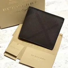 極美品 BURBERRY LONDON 長財布 レザー ノバチェック ブラウン - メルカリ