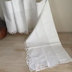 レース様♡バランスカフェカーテン♡花柄♡総刺繍♡レース♡丈20×135×3