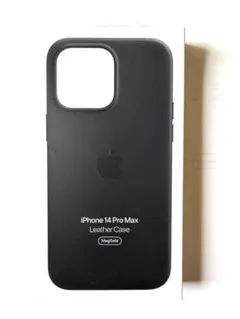 iPhone14 Pro Max レザーケース MagSafe対応 ブラック純正のサムネイル