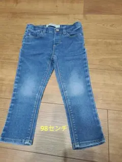 ZARA デニムブルー フレアパンツ