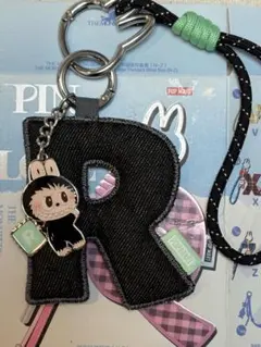 100%正規品!!!PIN FOR LOVEイニシャルチャームR