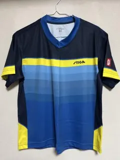 STIGA 卓球ウェア Mサイズ 青/黄