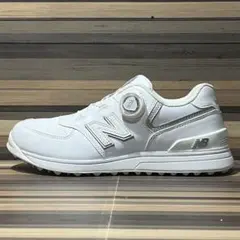 NB WGBS574S ゴルフ ホワイト グレー 23.5cmのサムネイル