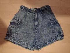 デニムショートパンツ ウエスト66~77cm
