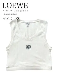 LOEWE ノースリーブ トップス ミニ丈 ロゴ