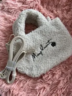 MARY QUANTショルダーバッグ ホワイト
