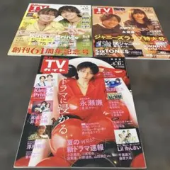 SALE★TVガイド 永瀬廉表紙3冊セット