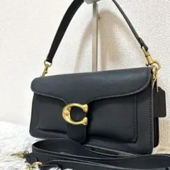 【未使用級✨タビー】コーチ　ワンショルダー　2way レザー　ブラック　金具　稀