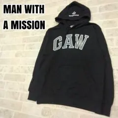 MAN WITH A MISSION GAW刺繍パーカー（ネイビー）L MAN WITH A MISSION | GoodsLookbook