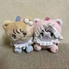 mikko characters ふわふわBABYマスコット ムース　ラテ