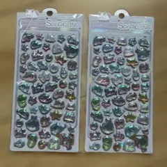 ぽっこりシール　3Dレリーフクリスタルシール　シール　ぷっくりシール