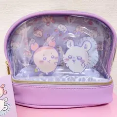 ちいかわ しまむら アベイル ポーチ モモンガ 古本屋 カニちゃん 2段ポーチのサムネイル