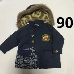 アンパンマン ネイビー フード付き ジャケットコート 90cm