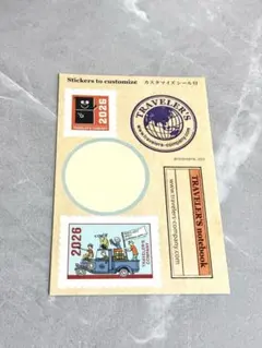 【即日発送】2026 トラベラーズノート カスタマイズシール