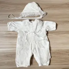 ベビーセレモニードレス　帽子 セット　50-60cm