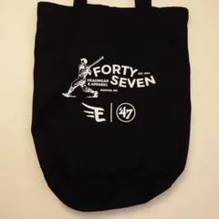 FORTY SEVEN ブラック トートバッグ